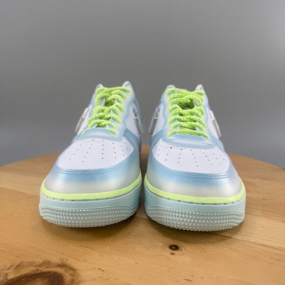 Womens 11.5 / Mens 10 - Nike Serena Williams x Air Force 1 '07 Psychic Blue SWDC - Picture 2 of 10